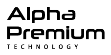 logo alpha premium